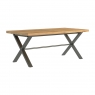 Fusion Rectangular Fixed Top Dining Table - 190cm