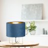 Aura Small Table Lamp-Blue Shade