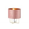 Aura Small Table Lamp-Pink Shade