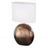 Foro Table Lamp-Chrome-White Ceramic