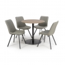 Fairway Furniture Brooklyn Round Fixed Top Table - 80cm