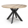 Fairway Furniture Brooklyn Round Fixed Top Dining Table - 120cm