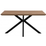 Brooklyn Rectangular Fixed Top Dining Table - 140cm