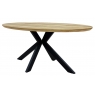 Fairway Furniture Brooklyn Oval Fixed Top Dining Table - 180cm