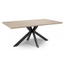 Brooklyn Rectangular Large Fixed Top Dining Table - 180cm