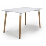 Utah Rectangular Fixed Top Dining Table - 120cm