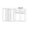 Lias 5821 Hinged 4 Door Robe