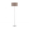 Fairway Furniture Loft Floor Lamp-Nickel Finish-Cappuccino Shade