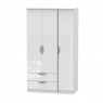 Canbury Tall Triple 2 Drawer Robe
