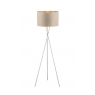 Fairway Furniture Wotan Floor Lamp-Chrome Finish-Sand Shades