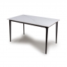 Aurora Rectangular Fixed Top Dining Table - 140cm