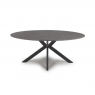 Leo Oval Fixed Top Dining Table - 180cm