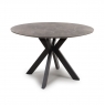 Genesis Round Fixed Top Dining table - 120cm