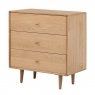 Jorvik Bedroom 3 Drawer Wide Chest