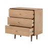 Jorvik Bedroom 3 Drawer Wide Chest