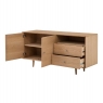Jorvik Dining Large Sideboard - 2 Drawer - 2 Doors