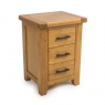 Fairway Furniture Hampton 3 Drawer Bedside Night Table