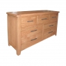 Hampton Bedroom 3 Over 4 Drawer Wide Dressing Chest