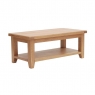 Hampton Dining Large Coffee Table - Shelf