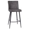 Fusion Pair of Bar Stools - Graphite Fabric