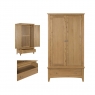 Kilburn Bedroom 2 Door - 1 Drawer Wardrobe