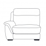 Montreal 1 Seater Power Recliner Section with USB