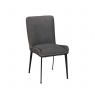 Cuba Pair of Dining Chairs - Black Legs