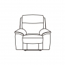 Albany Power Recliner Chair with Adjustable Headrest and USB