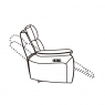Feels Like Home Albany Power Recliner Chair with USB