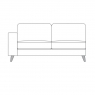 Thornbury 181PL - 2 Seater Sofa Section - Left Hand Facing Arm