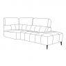 Fairway Furniture Calgary 1 Seater Chaise End (Terminal) Section with Square Corner