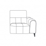 Calgary 1.25 Seater Power Recliner Section with USB