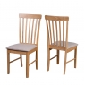 Fairway Furniture Colton Pair of Slatted Back Dining Chairs