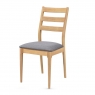 Orton Pair of Oak Dining Chairs