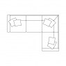 Fairway Furniture Amelia 2 Piece Corner Group - 2 Arm