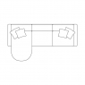 Fairway Furniture Amelia 3 Seater Chaise Sofa
