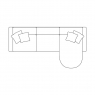Fairway Furniture Amelia 3 Seater Chaise Sofa