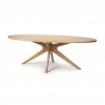 Fairway Furniture Haven Oval Fixed Top Dining Table - Star Base - 200cm