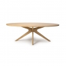 Fairway Furniture Haven Oval Fixed Top Dining Table - Star Base - 200cm