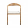Fairway Furniture Haven Pair of Dining Chairs-Light Fabric Seat Pad