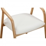 Fairway Furniture Haven Pair of Dining Chairs-Light Fabric Seat Pad