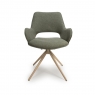 Fairway Furniture Peru Pair of Swivel Dining Chairs