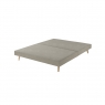 Harrison Spinks Beds Ltd Brixham - Turn Free 5'0 Padded Top Slim Base Set on legs