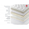 Harrison Spinks Beds Ltd Lynmouth - Seasonal Turn 4'6 True Edge Slim Base Set on legs