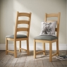 Fairway Furniture Nanterre Pair Ladder Back Dining Chairs