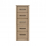 Fairway Furniture Erin 5 Drawer Narrow Tallboy