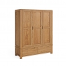 Baden Triple Wardrobe - 3 Doors & 2 Drawers