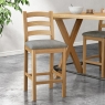 Fairway Furniture Nanterre Pair Ladder Back Bar Stools