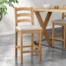 Fairway Furniture Nanterre Pair Ladder Back Bar Stools