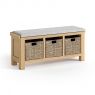 Fairway Furniture Nanterre Storage Bench with Cushion